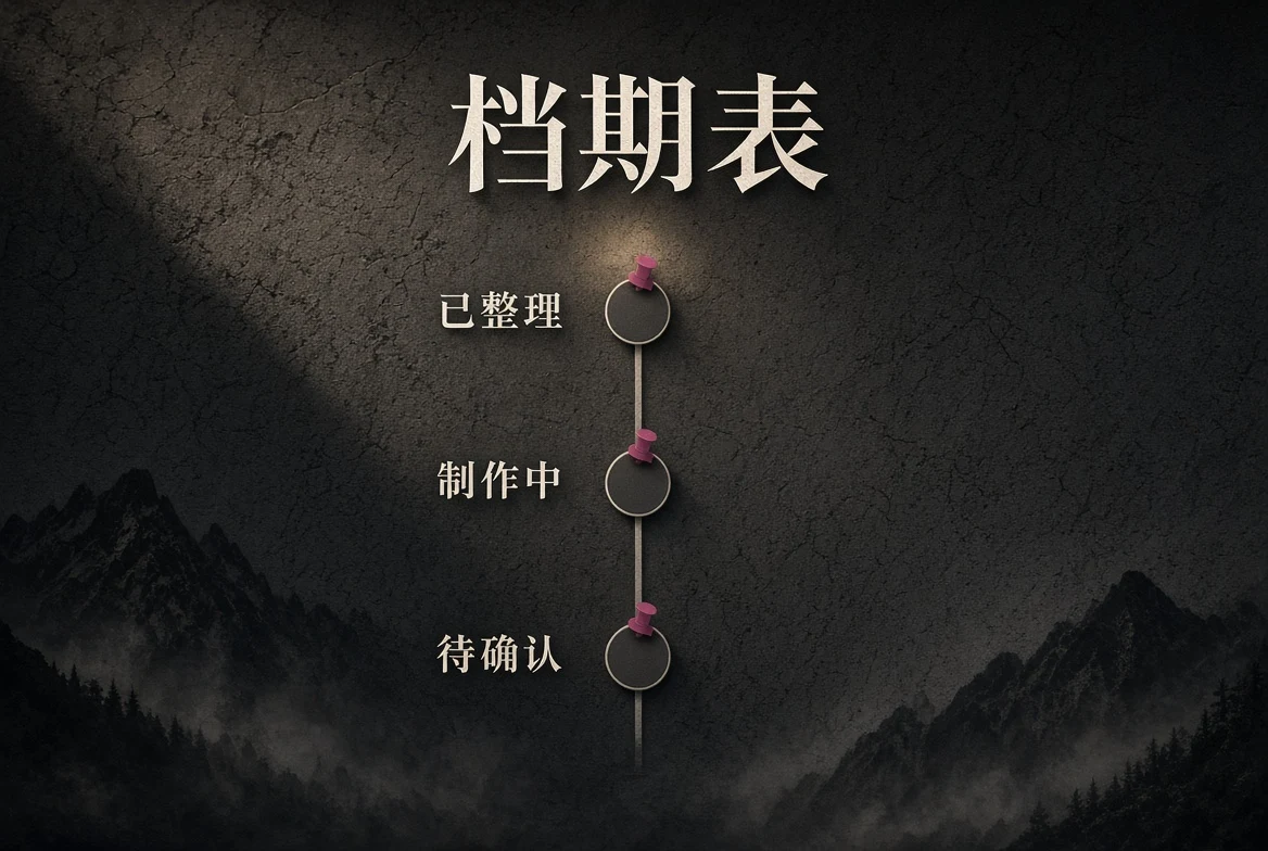 内容档期状态